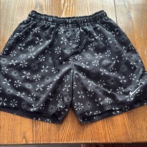 Nike Black and White Athletic Shorts